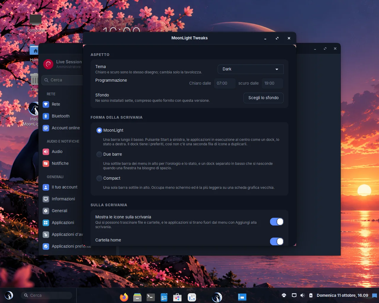 لقطة شاشة من MoonLightOS
